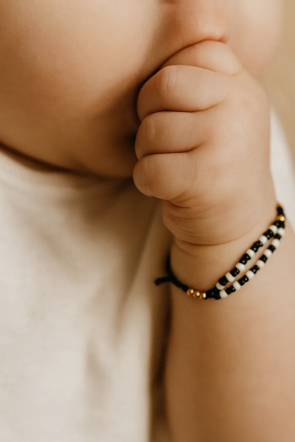 Nazariya (Pair) – Protective Black Bead Bracelet for Babies