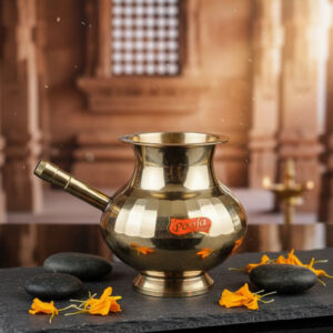 Ganga Sagar  [Large Brass Ganga Sagar]  – Premium Pooja Kalash