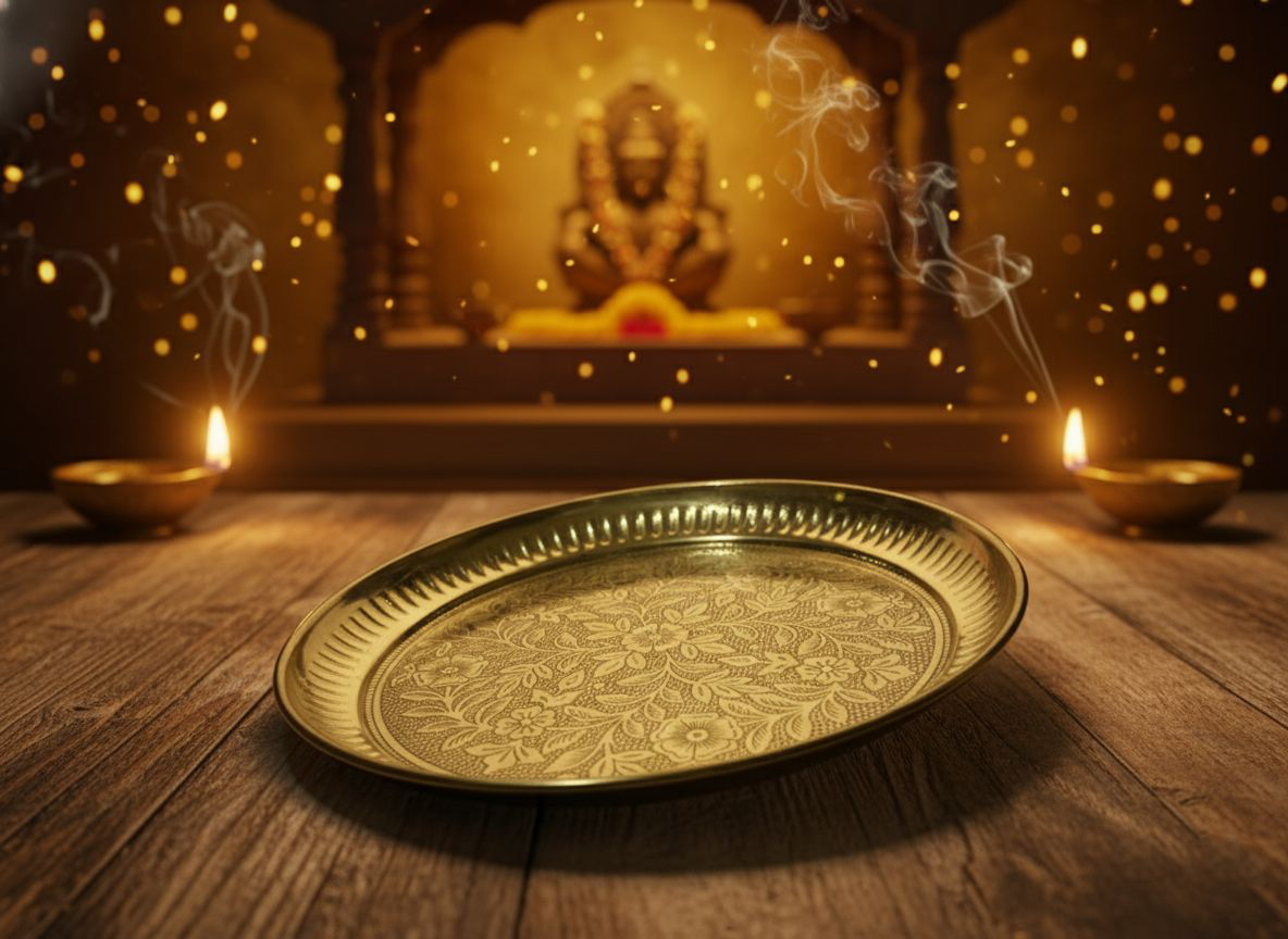 Puja Thali (brass) small