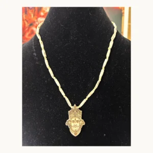 Pure Tulsi mala with Khatu Shyam Ji locket front view