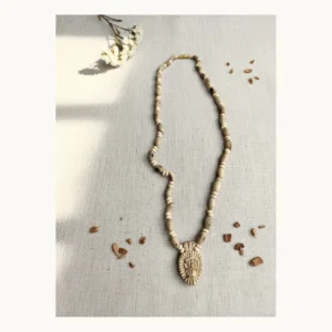 Pure Tulsi Radha Naam Charan Chinh Kanthi Mala front view